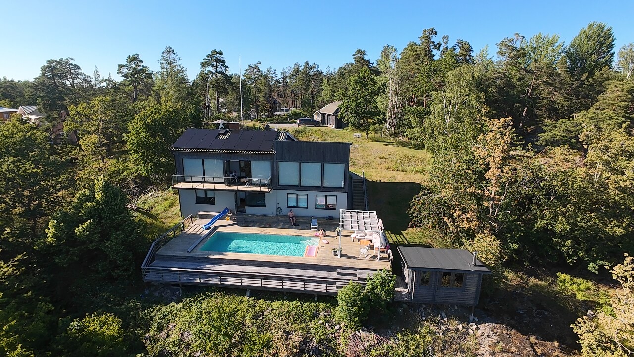 Komplett solcellsanläggning i Saltsjö Boo